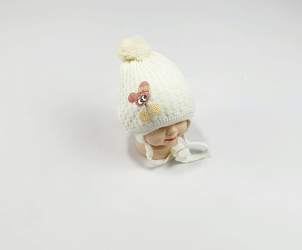 Шапка малютка арт.1007 (молочный)